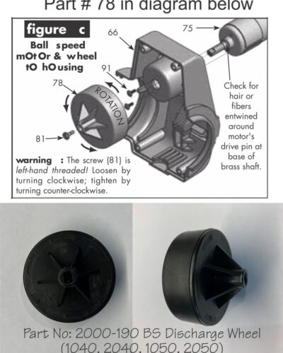 Newgy Spare Part 2000-190 - Discharge Wheel