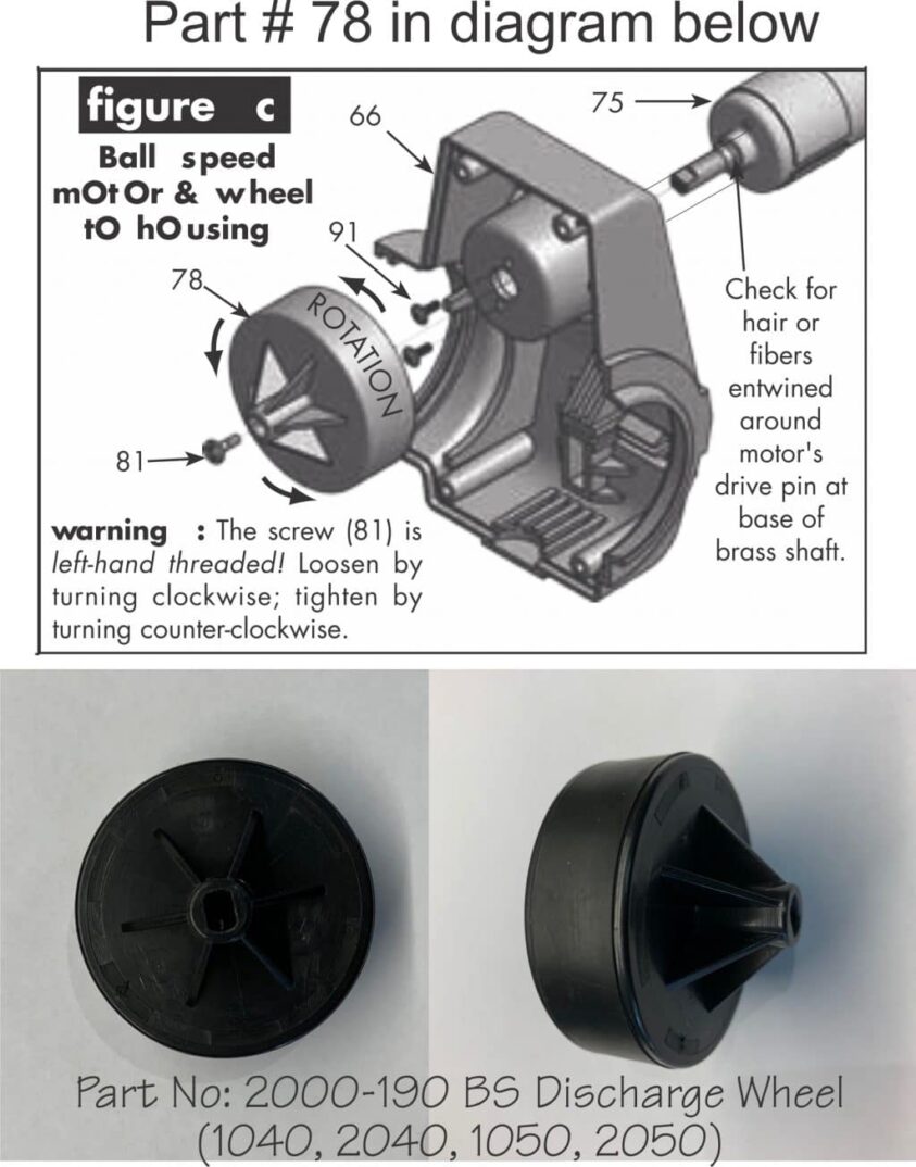 Newgy Spare Part 2000-190 - Discharge Wheel