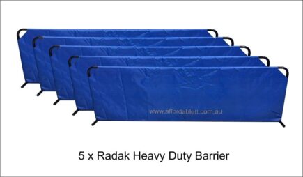 Radak Heavy Duty Court Surrounds / Barriers, Sold as Box of 5