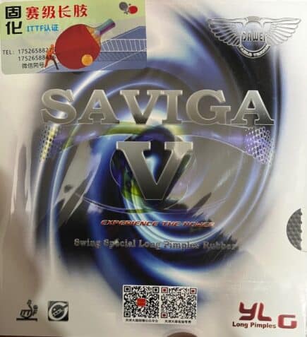 Dawei Saviga V Long Pips, OX No Sponge ZF Version