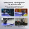 Pongbot NOVA S PRO Smart Table Tennis Training Robot, Free Shipping Australia Wide. - Image 5