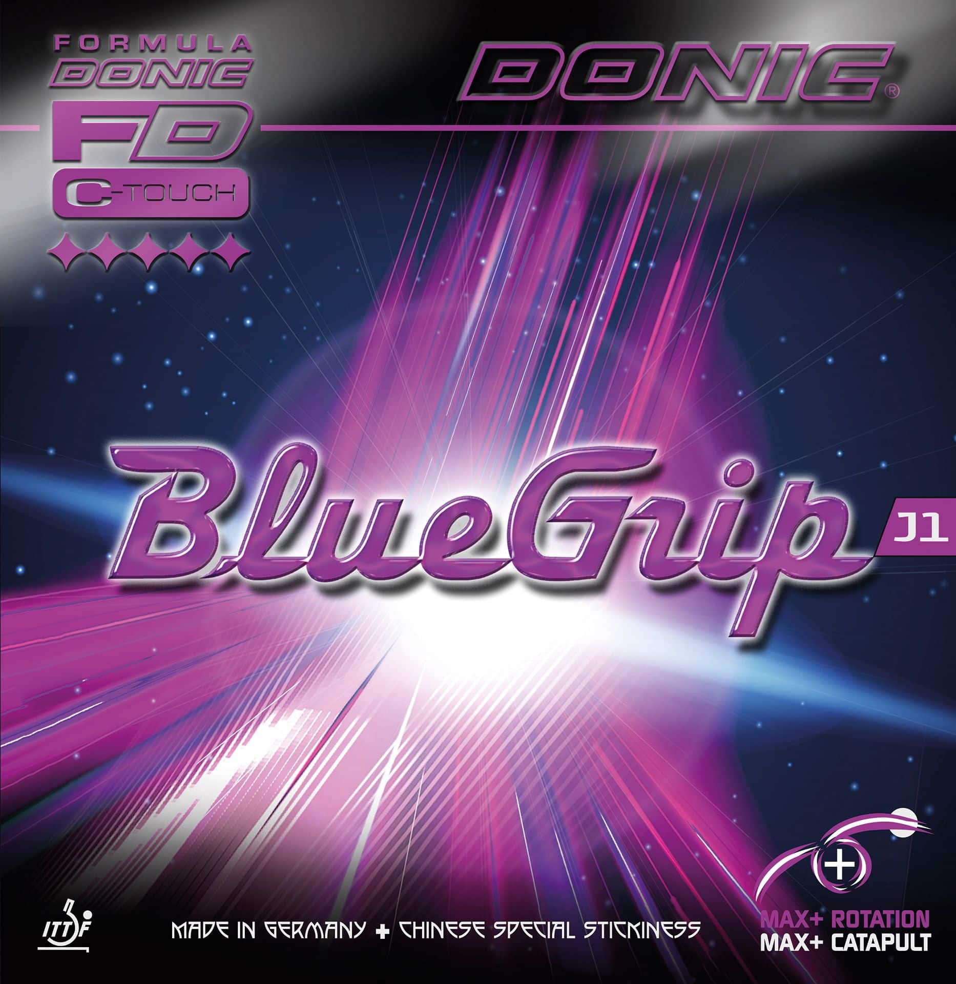 Donic BlueGrip J1 - Maximum Control for Close-To-The-Table Play