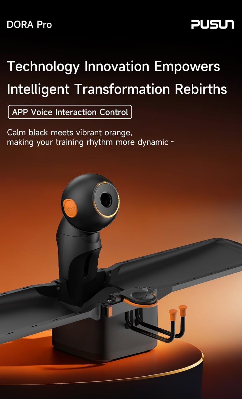 Pusun Dora PRO Three wheel drive Table Tennis ball machine with net - Image 5