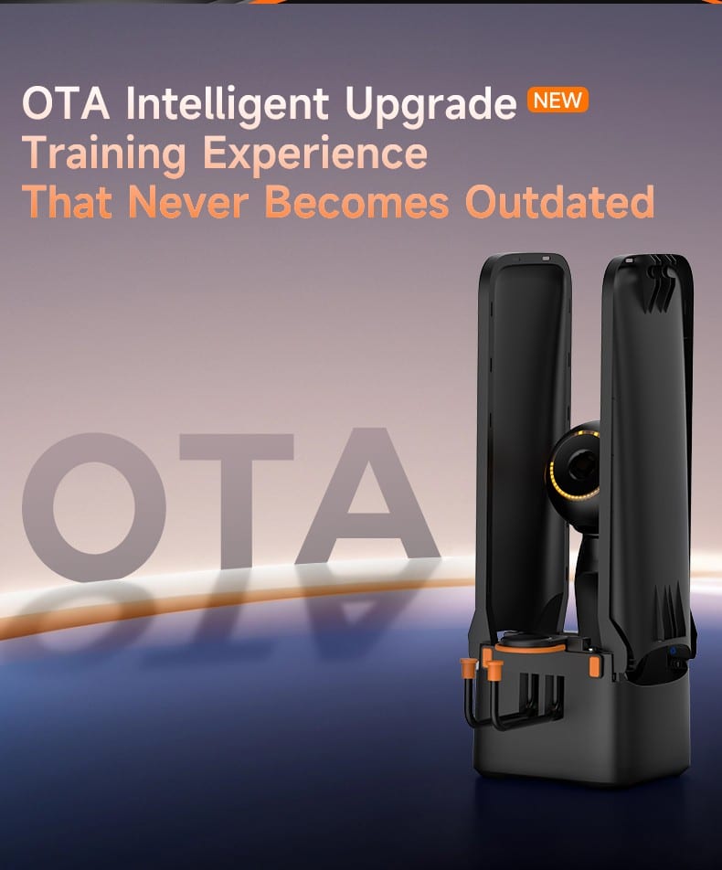 Pusun Dora PRO Three wheel drive Table Tennis ball machine with net - Image 12