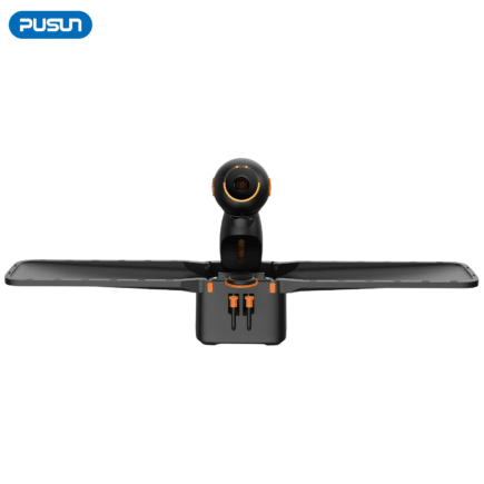 Pusun Dora PRO Three wheel drive Table Tennis ball machine with net